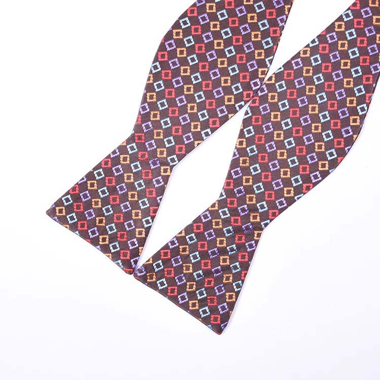 Silk Woven Colorful Self-tied Bowtie